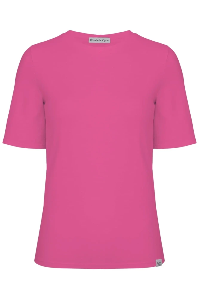 Fuchsia Rose THEA z krótkimi rękawami przód.jpg