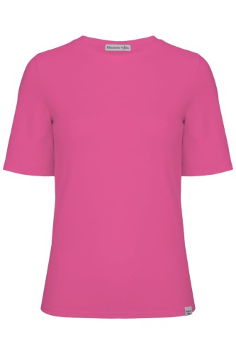 Fuchsia Rose THEA z krótkimi rękawami przód.jpg