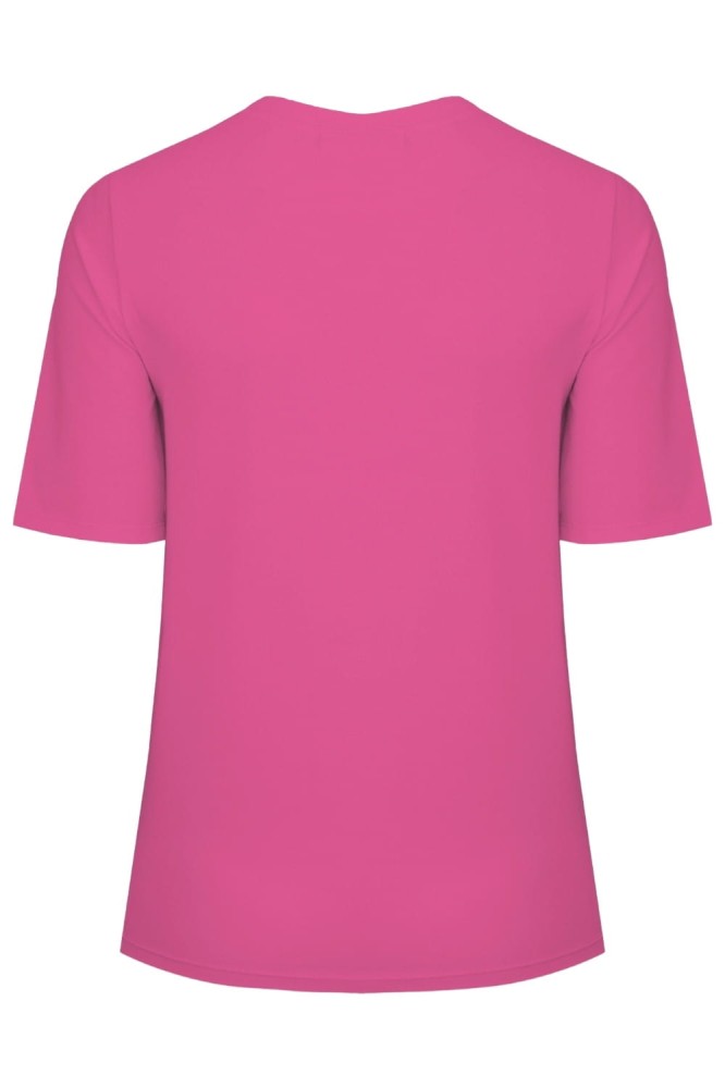 Fuchsia Rose THEA z krótkimi rękawami tył.jpg