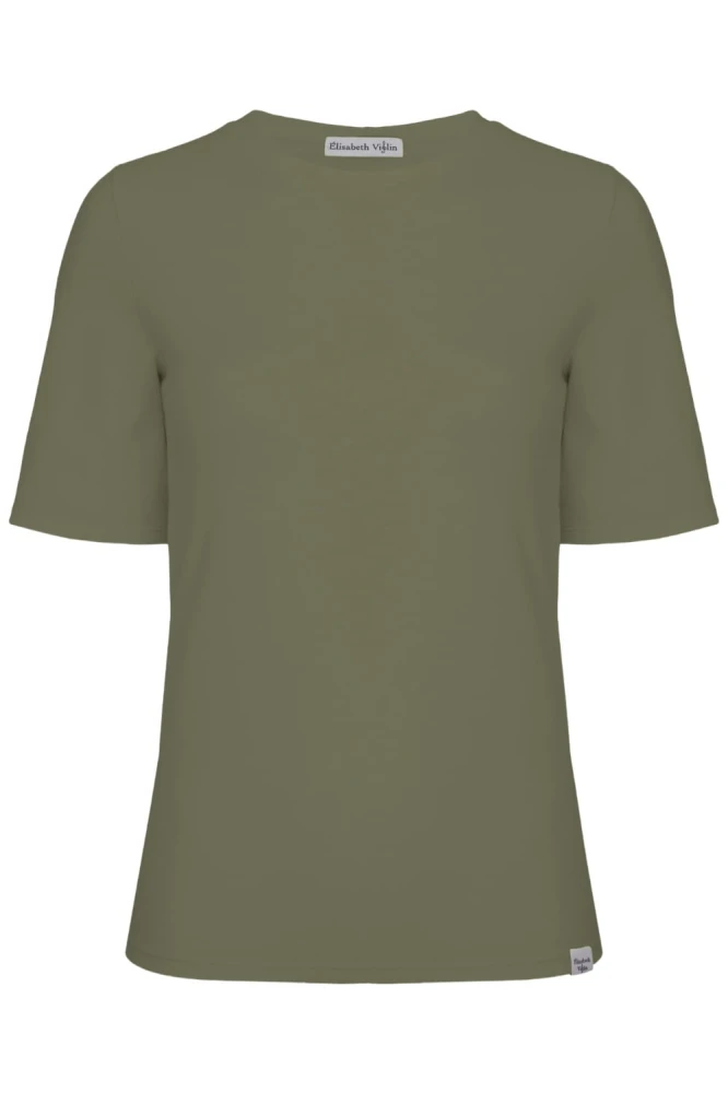 Dusty Olive THEA z krótkimi rękawami przód.jpg