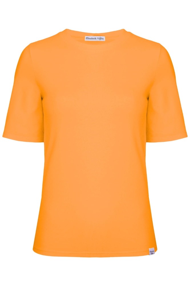 Blazing Orange THEA z krótkimi rękawami przód.jpg