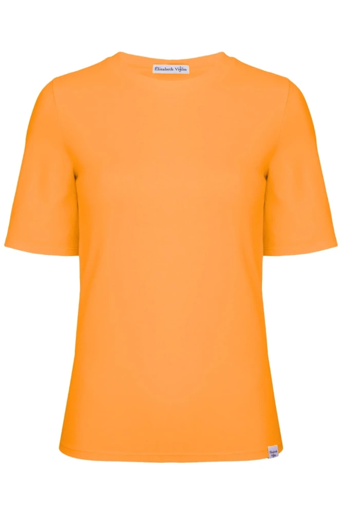 Blazing Orange THEA z krótkimi rękawami przód.jpg