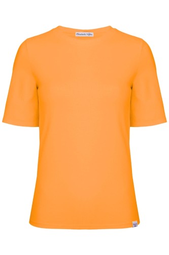 Blazing Orange THEA z krótkimi rękawami przód.jpg