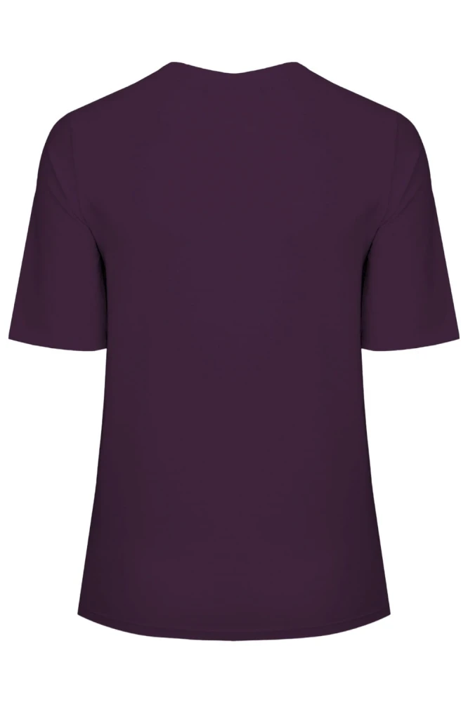 Plum Purple THEA z krótkimi rękawami tył.jpg