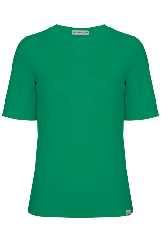 Deep Green THEA z krótkimi rękawami przód.jpg