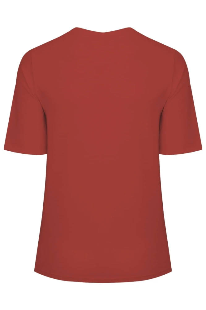 Brick Red THEA z krótkimi rękawami tył.jpg