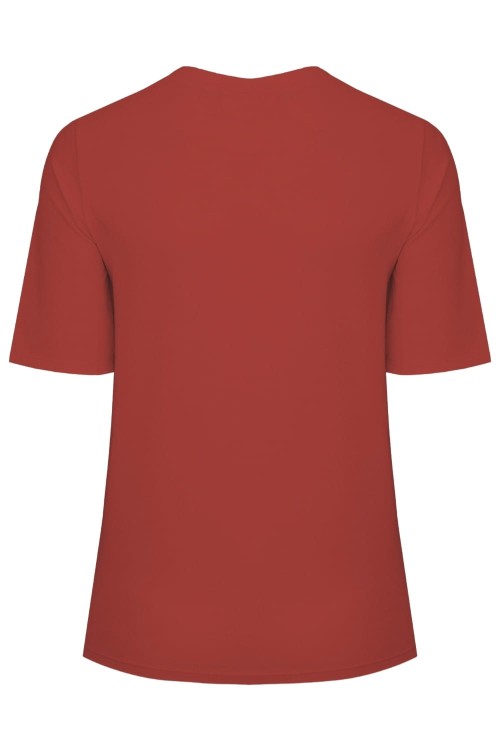 Brick Red THEA z krótkimi rękawami tył.jpg