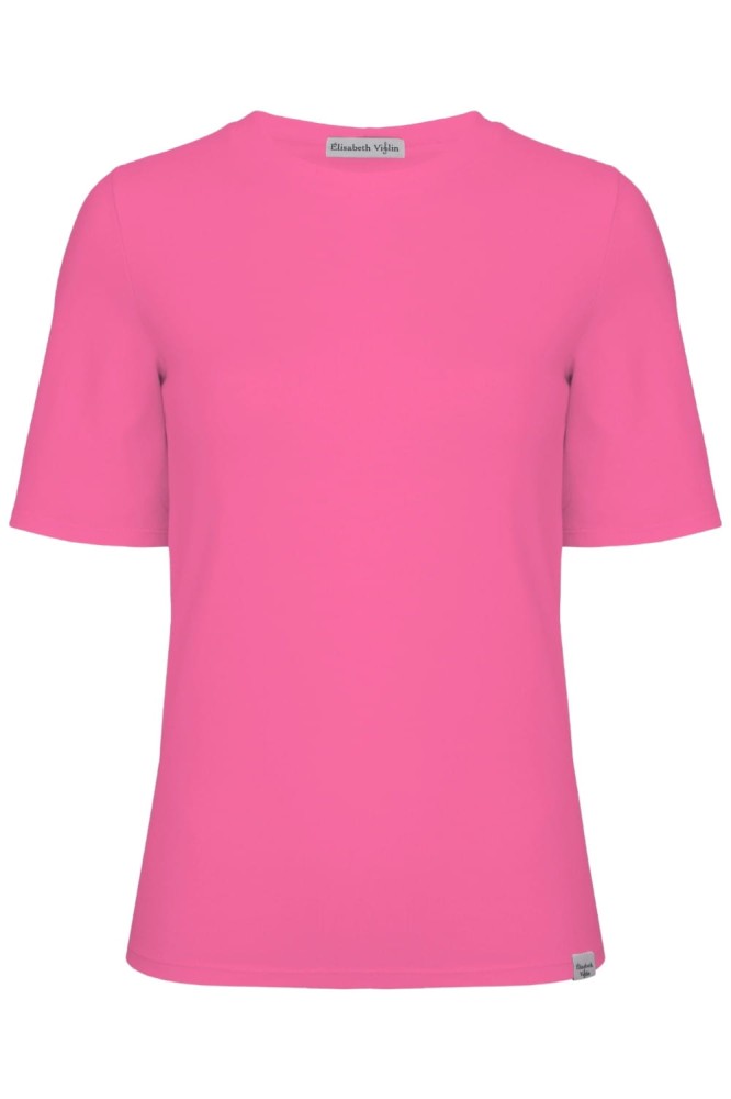 Shocking Pink THEA z krótkimi rękawami przód.jpg