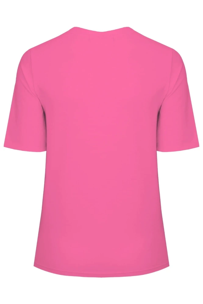 Shocking Pink THEA z krótkimi rękawami tył.jpg