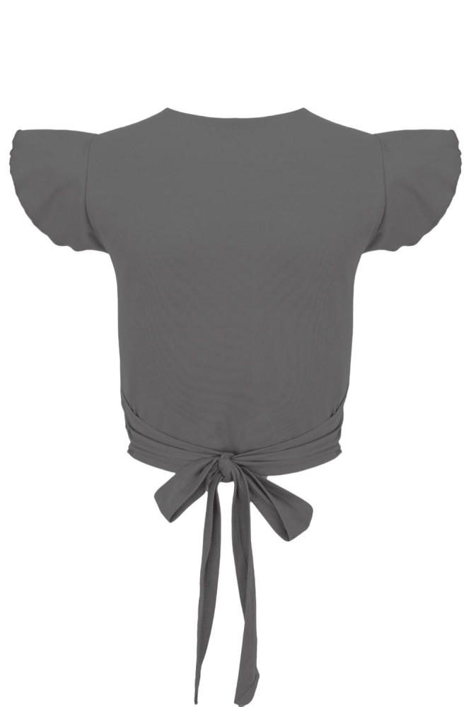 Charcoal Gray SOPHIÉ z krótkimi rękawami tył.jpg