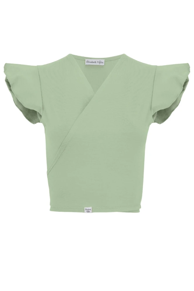 Iceberg Green SOPHIÉ z krótkimi rękawami przód.jpg