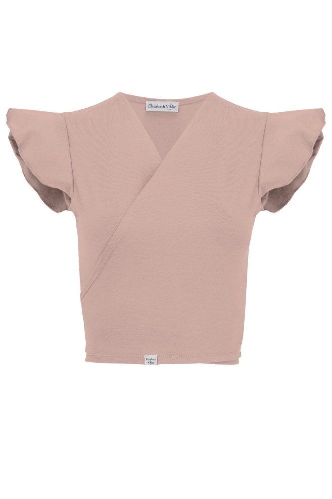 Warm Taupe SOPHIÉ z krótkimi rękawami przód.jpg