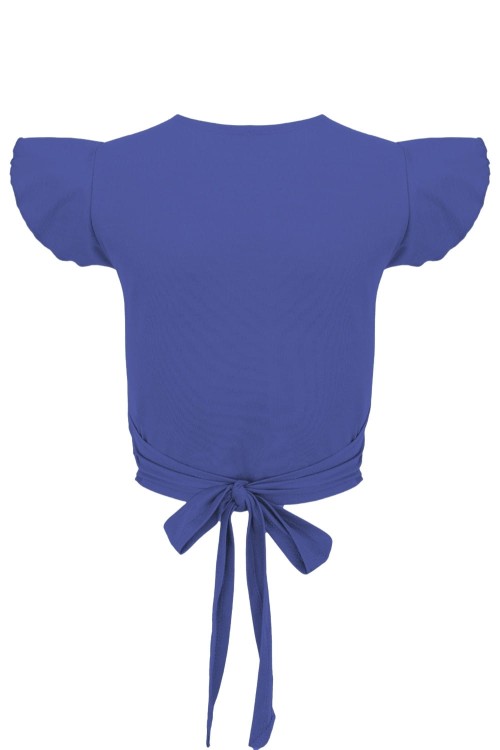 Amparo Blue SOPHIÉ z krótkimi rękawami tył.jpg