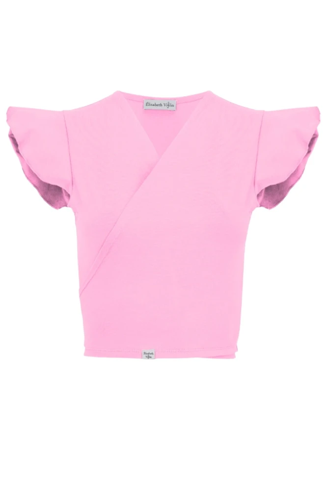 Sea Pink SOPHIÉ z krótkimi rękawami przód.jpg