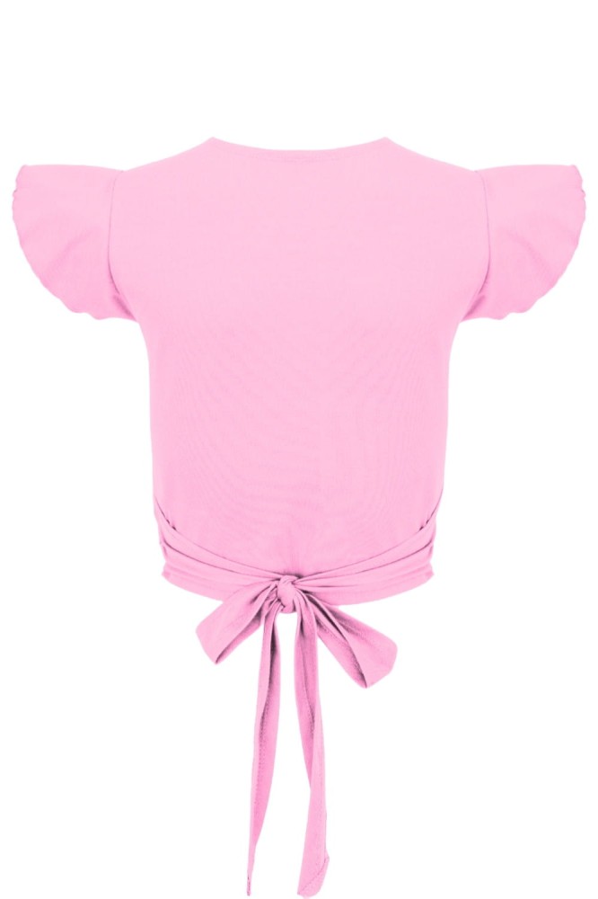 Sea Pink SOPHIÉ z krótkimi rękawami tył.jpg