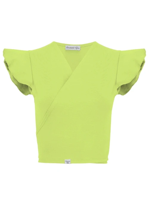 Green Glow SOPHIÉ z krótkimi rękawami przód.jpg