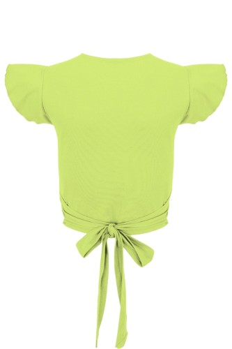 Green Glow SOPHIÉ z krótkimi rękawami tył.jpg