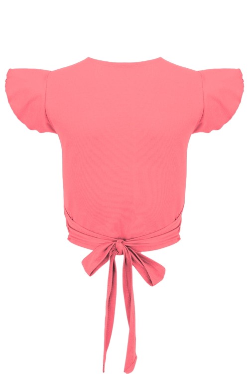 Sunkist Coral SOPHIÉ z krótkimi rękawami tył.jpg