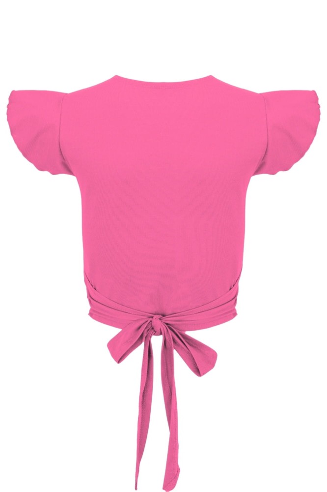 Shocking Pink SOPHIÉ z krótkimi rękawami tył.jpg