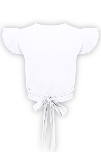 Brilliant White SOPHIÉ z krótkimi rękawami tył.jpg