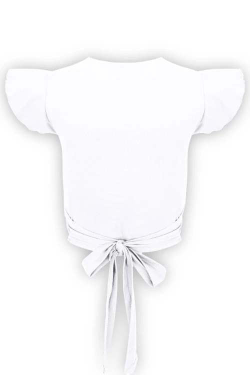 Brilliant White SOPHIÉ z krótkimi rękawami tył.jpg