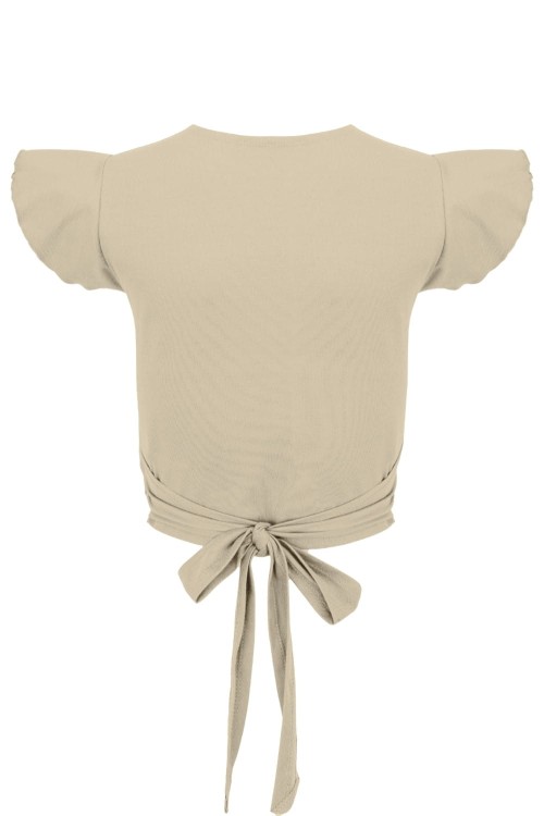 Brown Rice SOPHIÉ z krótkimi rękawami tył.jpg