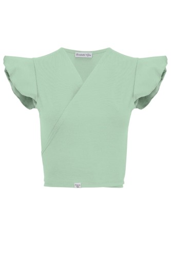 Grayed Jade SOPHIÉ z krótkimi rękawami przód.jpg