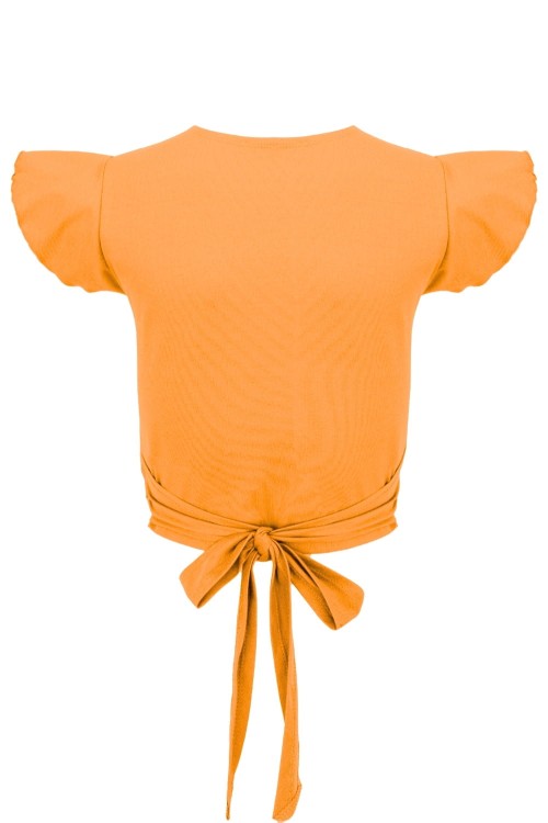 Blazing Orange SOPHIÉ z krótkimi rękawami tył.jpg