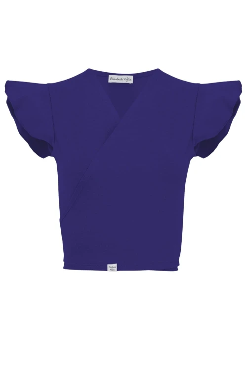 Clematis Blue SOPHIÉ z krótkimi rękawami przód.jpg