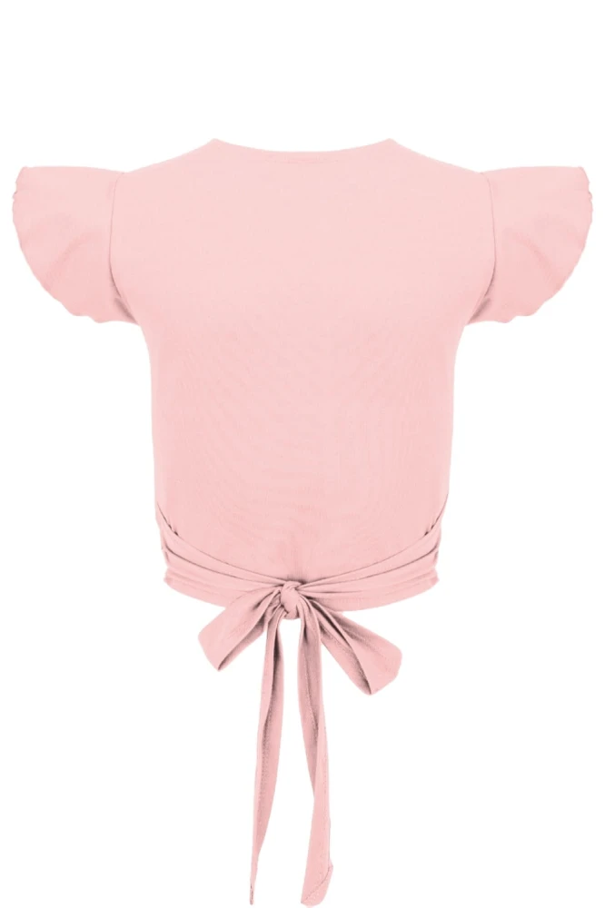 Misty Rose SOPHIÉ z krótkimi rękawami tył.jpg