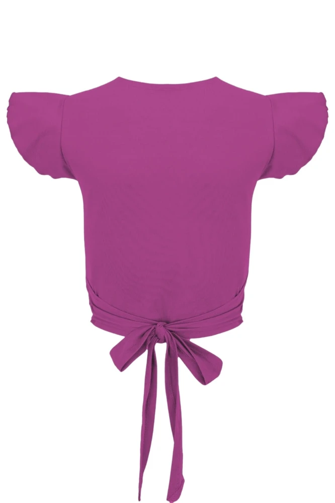 Festival Fuchsia SOPHIÉ z krótkimi rękawami tył.jpg