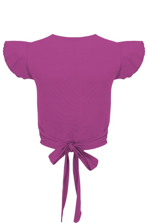 Festival Fuchsia SOPHIÉ z krótkimi rękawami tył.jpg