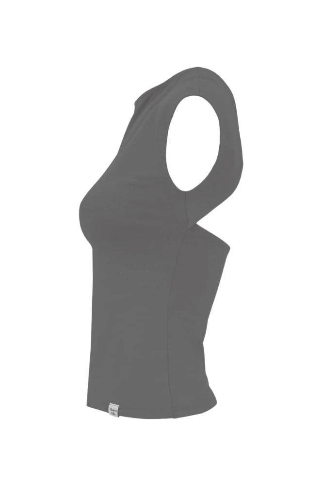 Charcoal Gray RHEA z krótkimi rękawami z boku.jpg