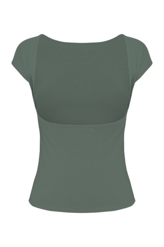 Balsam Green RHEA z krótkimi rękawami tył.jpg