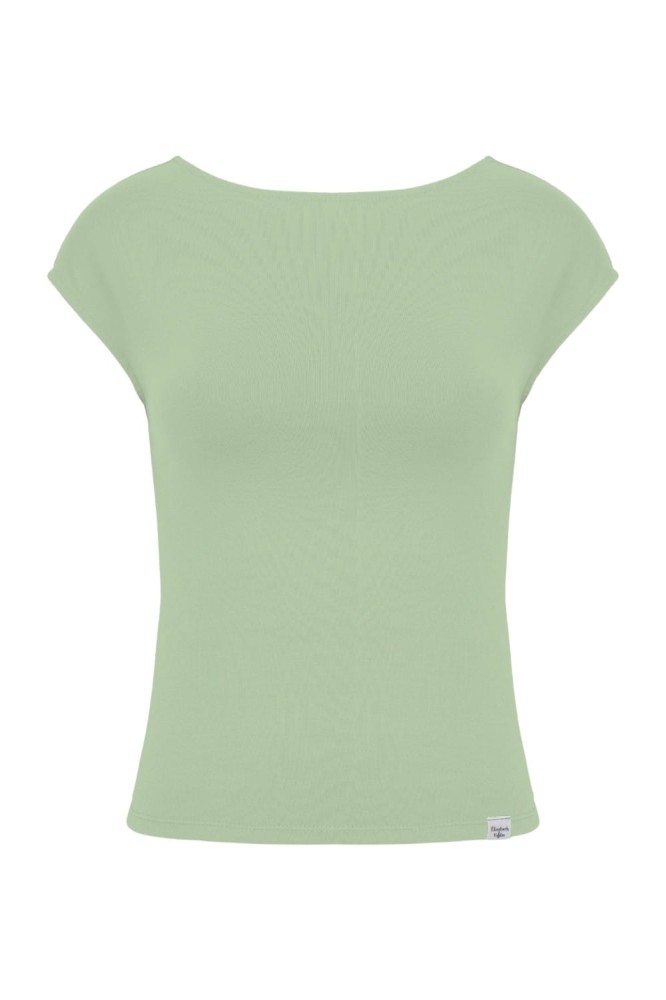 Iceberg Green RHEA z krótkimi rękawami przód.jpg