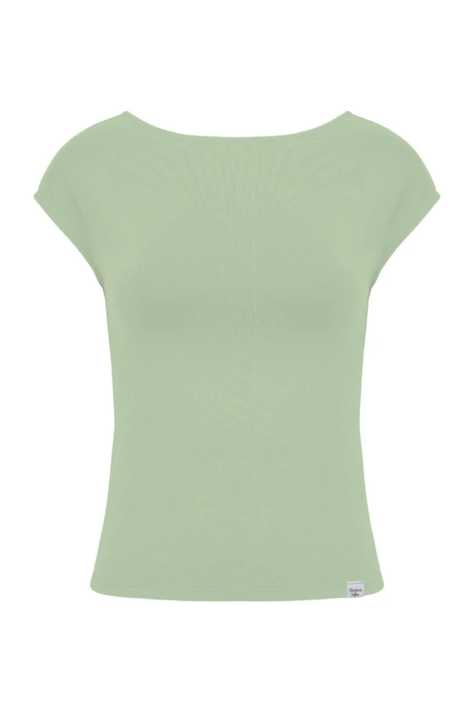 Iceberg Green RHEA z krótkimi rękawami przód.jpg