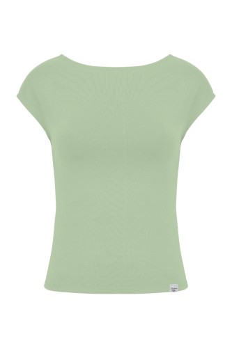 Iceberg Green RHEA z krótkimi rękawami przód.jpg