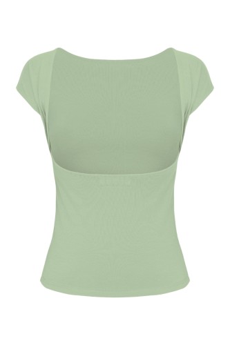 Iceberg Green RHEA z krótkimi rękawami tył.jpg