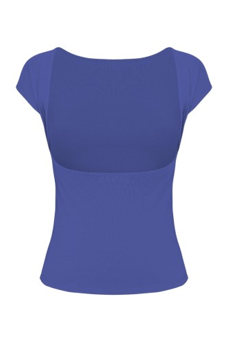 Amparo Blue RHÉA z krótkimi rękawami tył.jpg