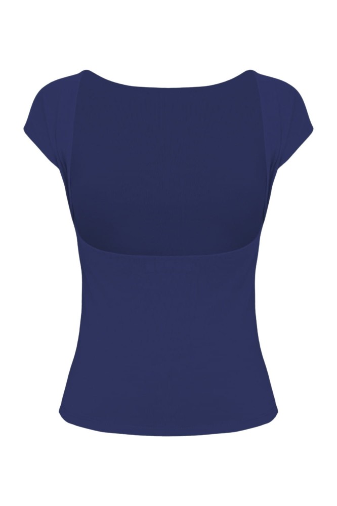 Sodalite Blue RHÉA z krótkimi rękawami tył.jpg
