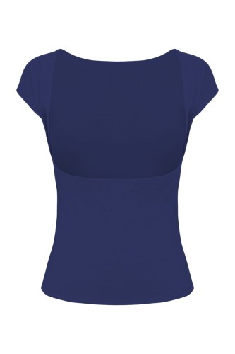 Sodalite Blue RHÉA z krótkimi rękawami tył.jpg