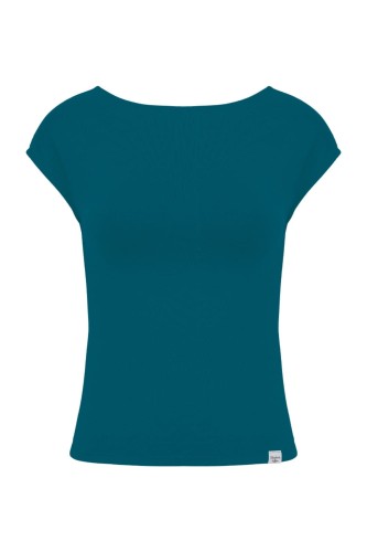 Moroccan Blue RHÉA z krótkimi rękawami przód.jpg