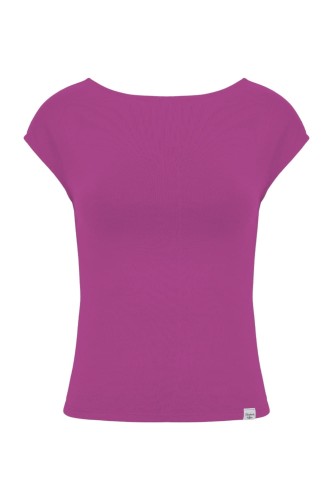 Festival Fuchsia RHÉA z krótkimi rękawami przód.jpg