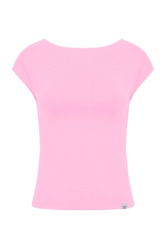 Sea Pink RHÉA z krótkimi rękawami przód.jpg