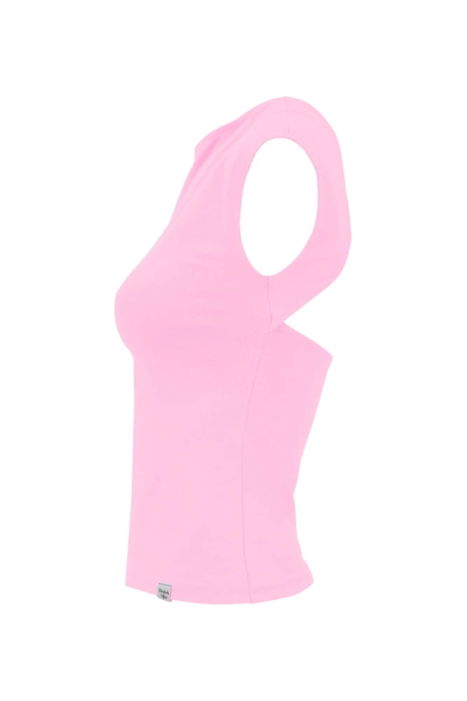 Sea Pink RHÉA z krótkimi rękawami z boku.jpg