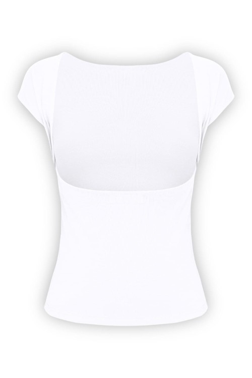 Brilliant White RHÉA z krótkimi rękawami tył.jpg