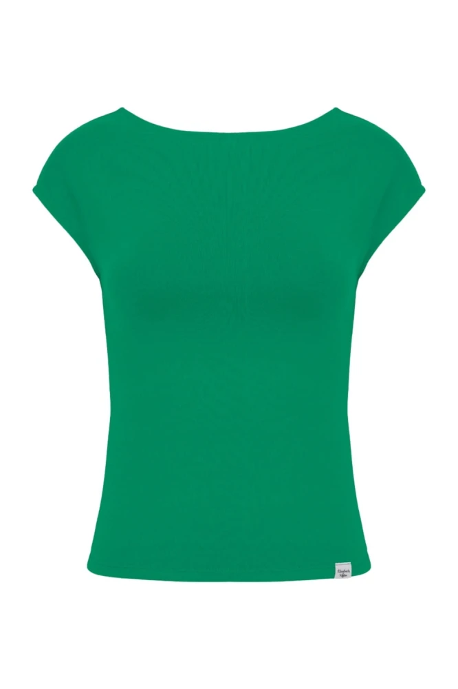 Deep Green RHÉA z krótkimi rękawami przód.jpg