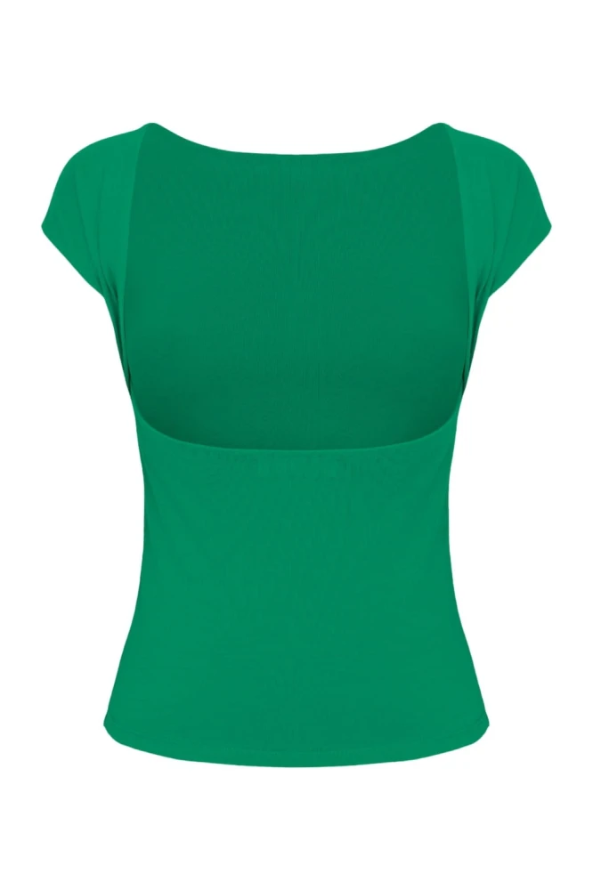 Deep Green RHÉA z krótkimi rękawami tył.jpg