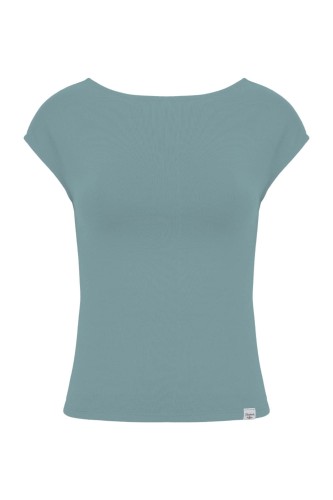 Smoke Blue RHÉA z krótkimi rękawami przód.jpg