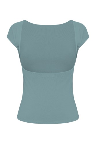 Smoke Blue RHÉA z krótkimi rękawami tył.jpg